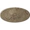 Ekena Millwork Madrid Ceiling Medallion, Hand-Painted Gobi Desert Crackle, 24 3/4"W x 12 1/2"H x 1 3/4"P CM24X12MAGDC - alternate 1